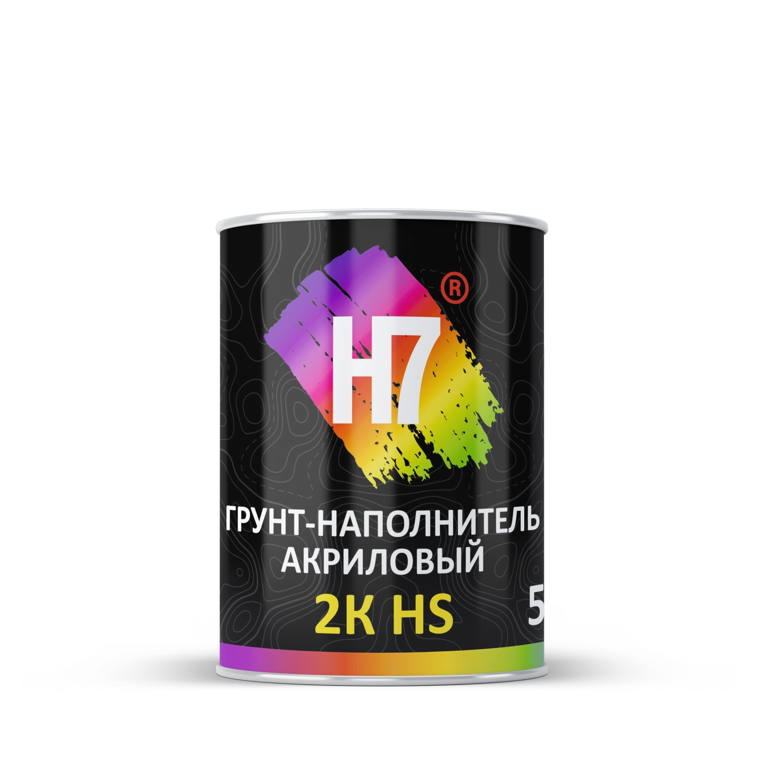 Грунт-наполнитель акриловый 2К HS 5:1 0,5 л H7