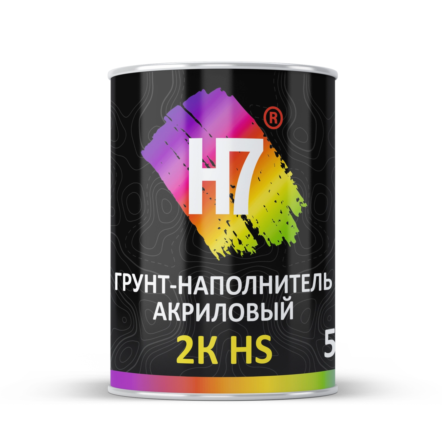 Грунт-наполнитель акриловый 2К HS 5:1 1,0 л H7