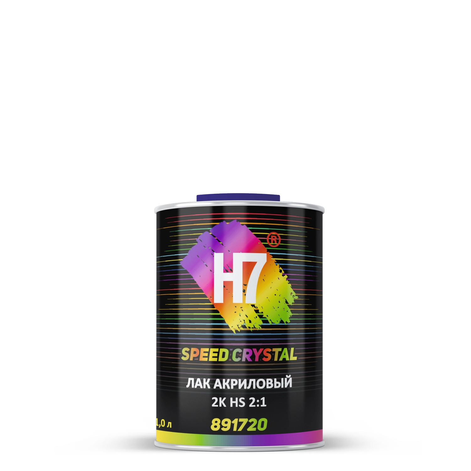 Лак акриловый 2K HS 2:1 Crystal Speed 1,0 л H7