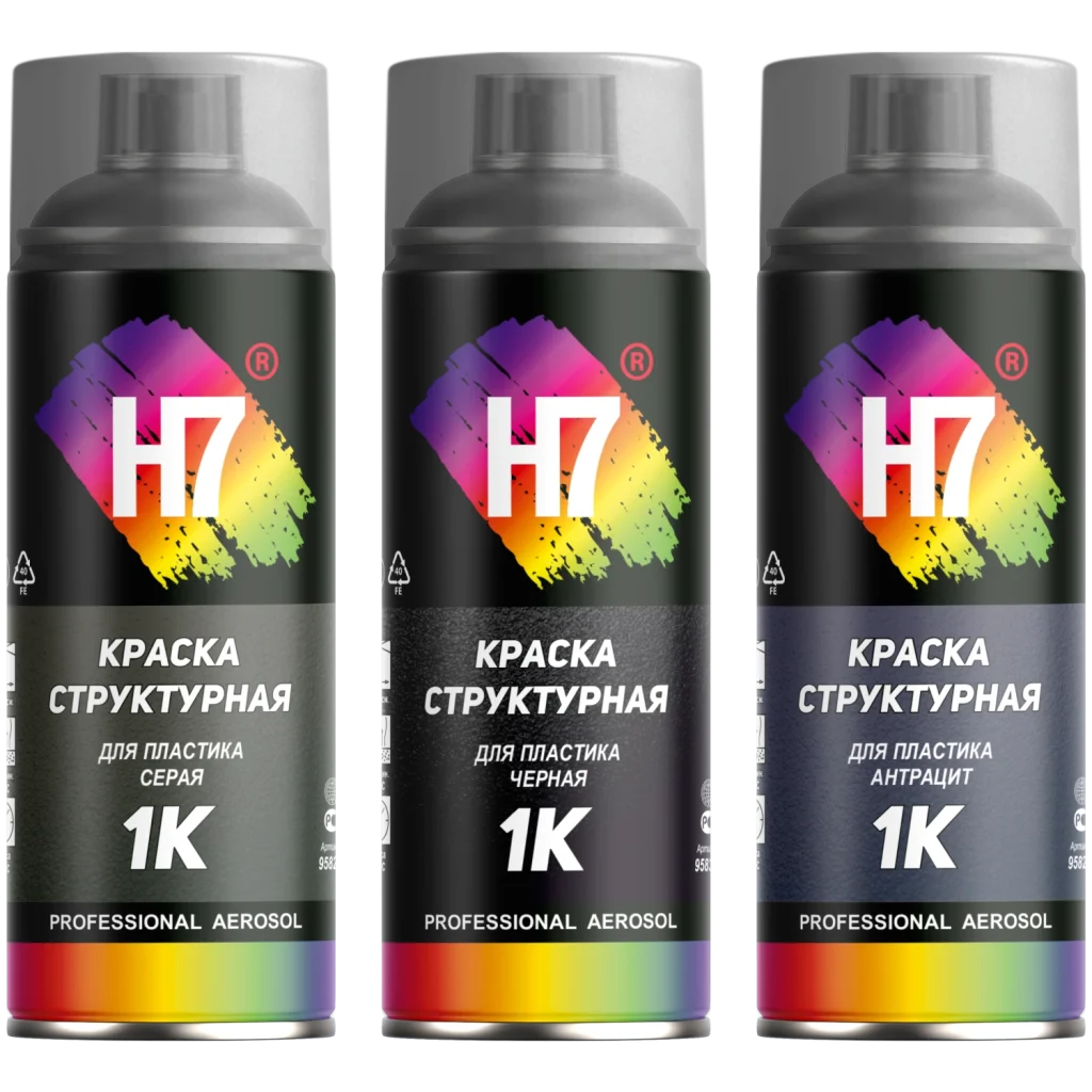 Краска структурная для пластика