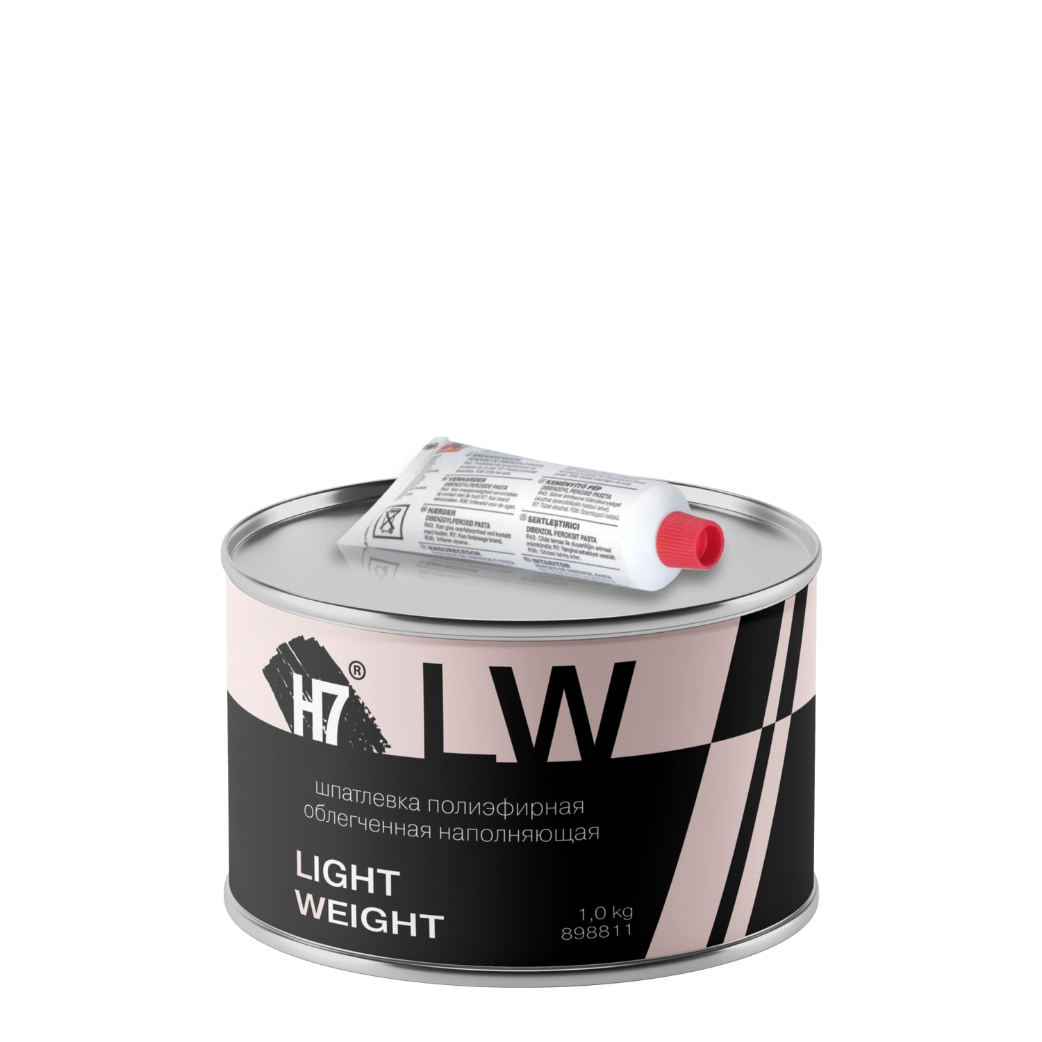 Шпатлевка полиэфирная облегченная наполняющая Light Weight 1л Н7