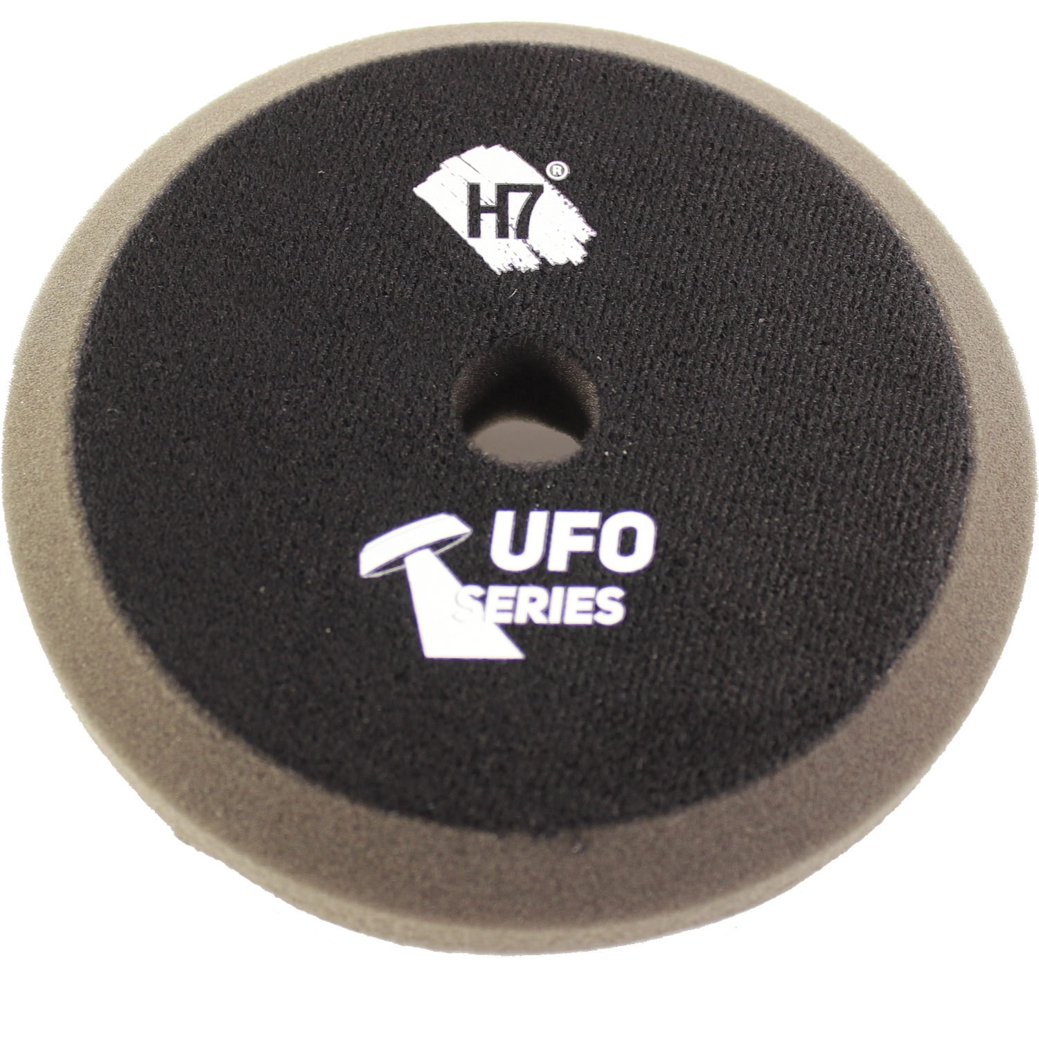 Круг полировальный поролоновый 180x30мм UFO Shine Protect мягкий рельефный черный H7