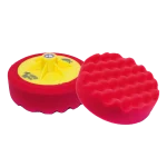 Круг полировальный поролоновый М14 150x50мм на резьбе UFO Soft Cut мягкий рельефный красный H7